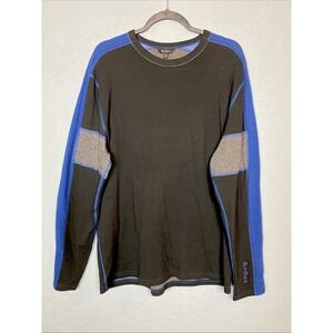 Alp‎ N Rock Embroidered Alpine Edelweiss Warm Long Sleeve Crew - Men's XL